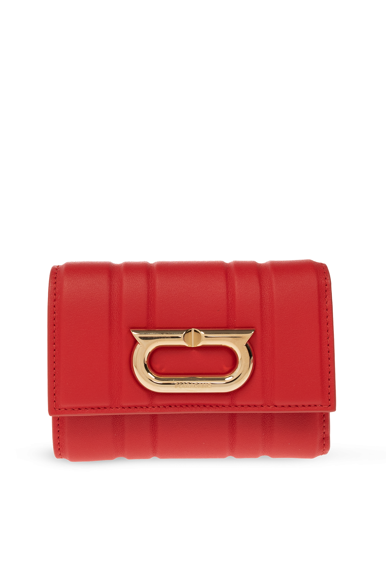 Ferragamo shop wallet red